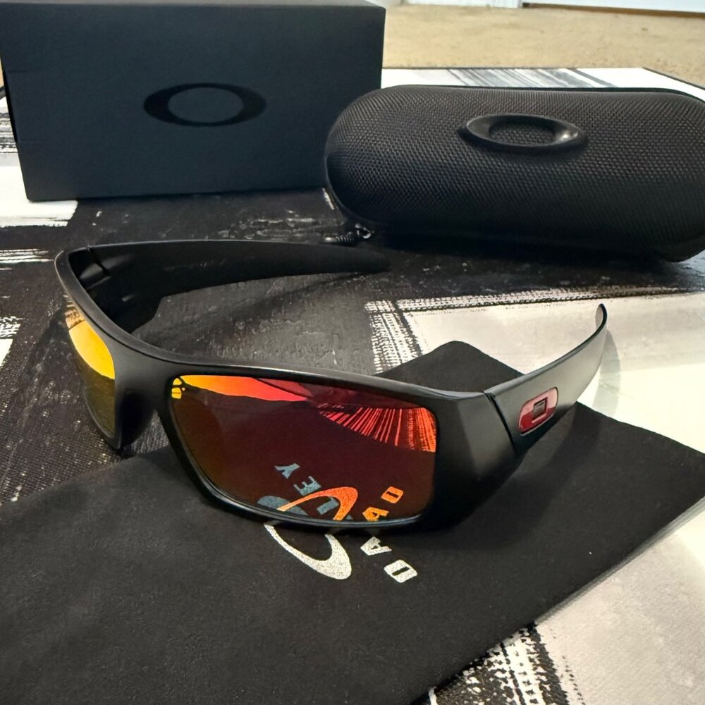 Oakley Gascan Reflective Red Sunglasses - Picture 4 of 6